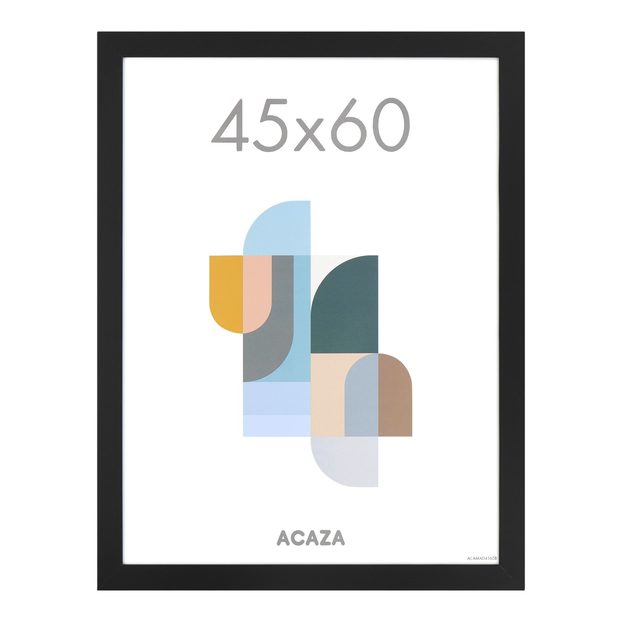 Cadre photo - cadre photo - cadre interchangeable - 45x60 cm - MDF - noir