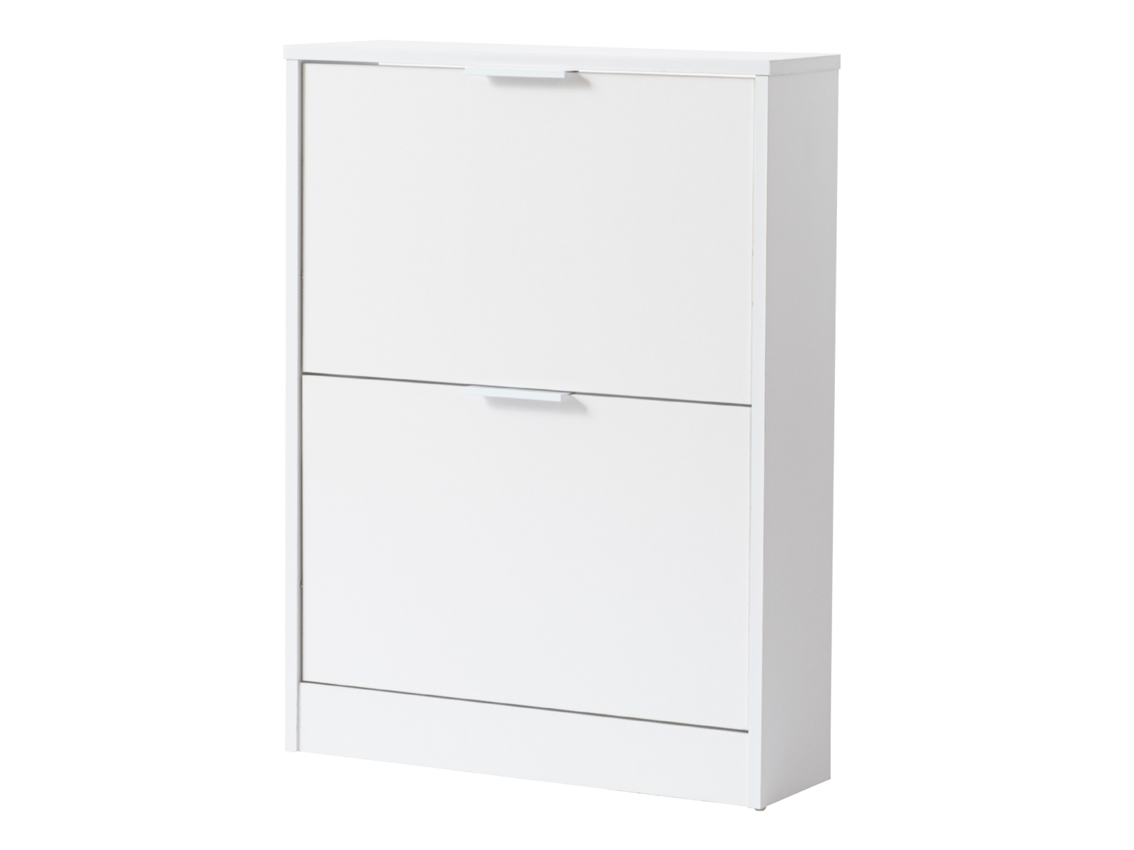 Meuble à chaussures – étagère à chaussures – armoire à chaussures avec portes – 58,5 x 17 x 77,5 cm – blanc