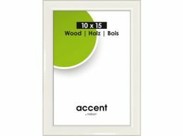Nielsen - Accent Wood - cadre photo - 10 x 15 cm - blanc