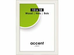 Nielsen - Accent Wood - cadre photo - 13 x 18 cm - blanc