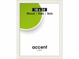 Nielsen - Accent Wood - cadre photo - 18 x 24 cm - blanc