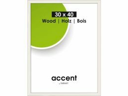 Nielsen - Accent Wood - cadre photo - 30 x 40 cm - blanc 
