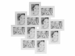 Deknudt - cadre pèle-mêle 12 photos - 10 x 15 cm - blanc