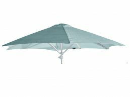 Umbrosa Paraflex parasol hexagonal Ø 270 cm sans bras sunbrella curacao