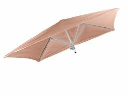 Umbrosa Paraflex parasol carré 190x190 cm sans bras sunbrella blush