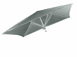 Umbrosa Paraflex parasol carré 190x190 cm sans bras solidum gris