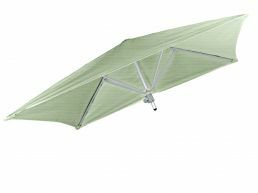 Umbrosa Paraflex parasol carré 190x190 cm sans bras sunbrella mint