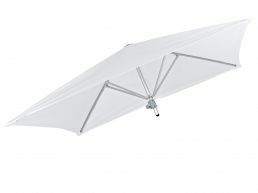 Umbrosa Paraflex parasol carré 190x190 cm sans bras solidum natural