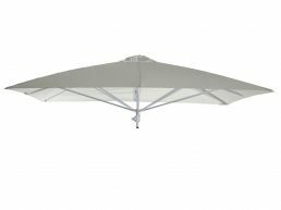 Toile carrée pour parasol Paraflex 230x230 cm solidum grey