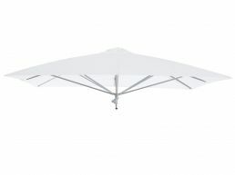 Umbrosa Paraflex parasol carré 230x230 cm sans bras solidum natural