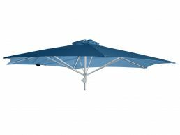 Umbrosa Paraflex parasol hexagonal 300 cm sans bras sunbrella blue storm