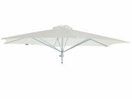 Umbrosa Paraflex parasol hexagonal 300 cm sans bras solidum canvas