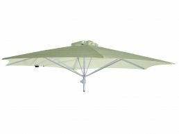 Umbrosa Paraflex parasol hexagonal 300 cm sans bras sunbrella mint