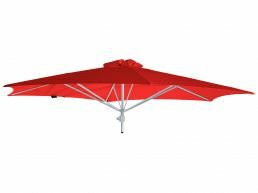 Toile hexagonale pour parasol Paraflex Ø 300 cm sunbrella pepper