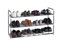 Meubles à chaussures - empilable - 92x54x30 cm - gris