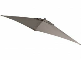 Easysol - toile de parasol carré - 200x200 cm - taupe