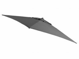Easysol - toile de parasol carré - 200x200 cm - gris