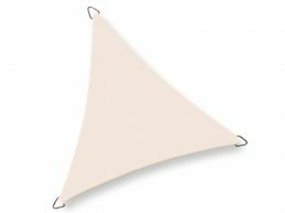 Nesling - Dreamsail - voile d'ombrage - triangulaire 4x4x4 m - crème