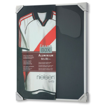 Nielsen - Frame Box cadre pour t-shirt de collection - 60 x 80 cm - gris argenté