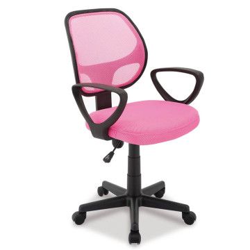 Chaise de bureau rose
