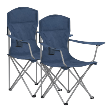 Chaise de camping – ensemble de 2 chaises de camping luxueuses – chaise de plage – chaise pliante – chaise de camping – camping – campeur – bleu Chaise de camping – ensemble de 2 chaises de camping luxueuses – chaise de plage – chaise pliante – chaise de camping – camping – campeur – bleu