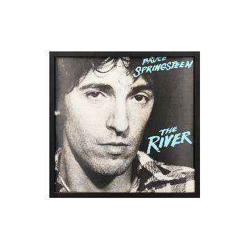 Cadre pour vinyle - 33x32x2 cm - bois MDF - noir