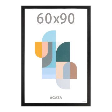 Cadre photo - cadre de 60 x 90 cm - plexiglas - MDF - noir