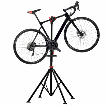 Support de montage vélo - avec porte-outil et support de guidon - noir
