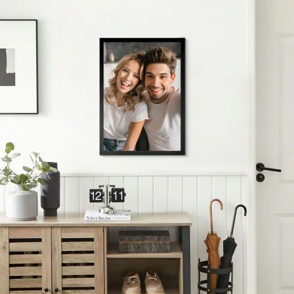 Histarzeda Cadre Photo 50 X 70 Cm, 50 X 70 Cm, Noir, Pour Galerie De