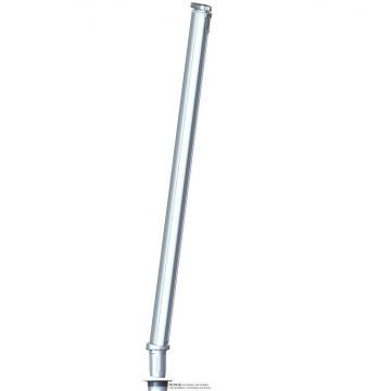 Gard & Rock - mât extensible - pour voile d'ombrage - gris argenté