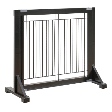 Barrière pour chien – barrière d’escalier pour chien – 108 × 61 × 31 cm – noir