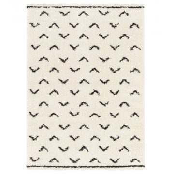 Tapis - moderne , 160x230 cm - birdy - crème