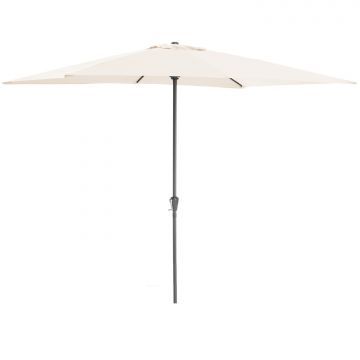 Parasol droit en aluminium - Ø 300 cm - écru