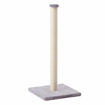 Griffoir à chat - 90 cm de haut - gris