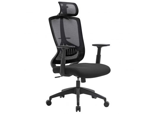 Deuxième chance - Chaise de bureau ergonomique - confortable - noir