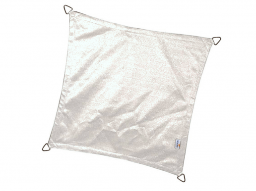 Nesling - Coolfit - voile d'ombrage - carrée 3,6x3,6 m - blanc neige