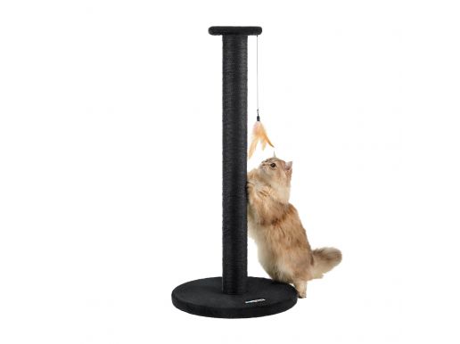 Arbre à chat - griffoir - 90 cm - noir