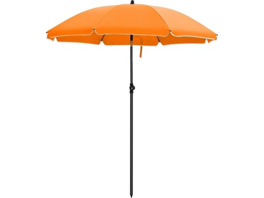 Parasol droit - Ø 160 cm - octogonal - inclinable - avec sac de transport - orange