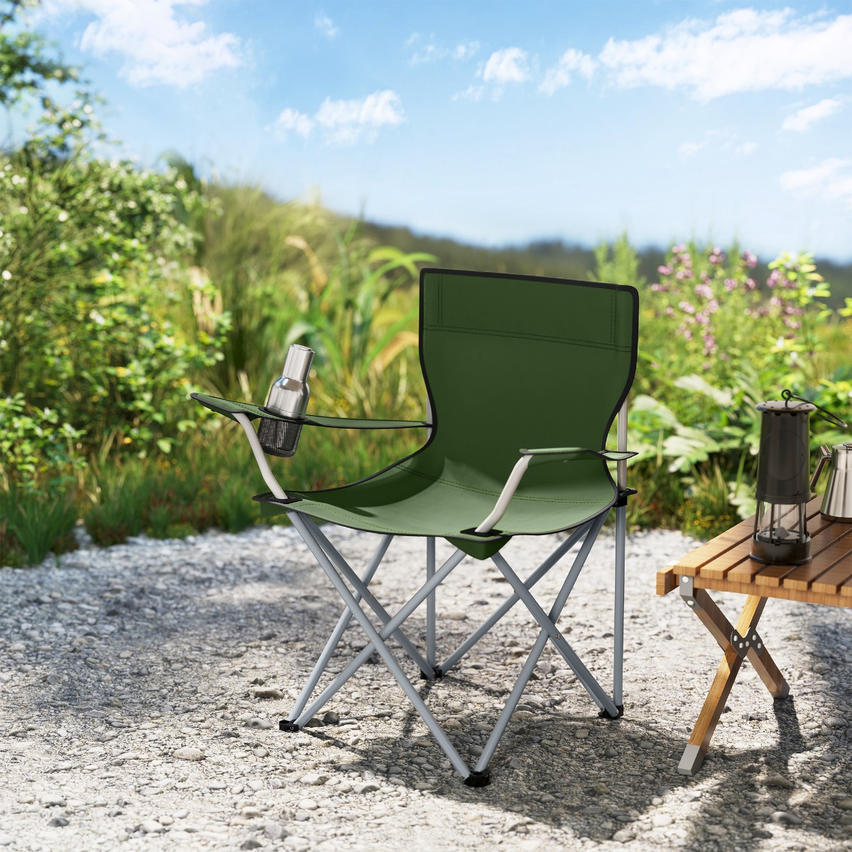 Allez dans les festivals avec les chaises de camping d'ACAZA !